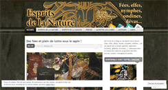 Desktop Screenshot of espritsdelanature.com